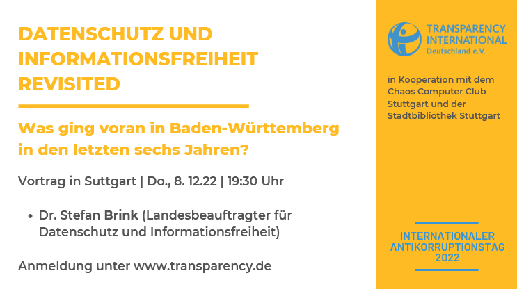Stefan Brink war sechs Jahre lang Landesbeauftragter für #Datenschutz und #Informationsfreiheit von #BadenWürttemberg. Wir freuen uns sehr, dass er unserer Einladung gefolgt ist, kommende Woche zum #IACD2022 Bilanz zu ziehen.

👉 Jetzt anmelden: bit.ly/3F4BO9a