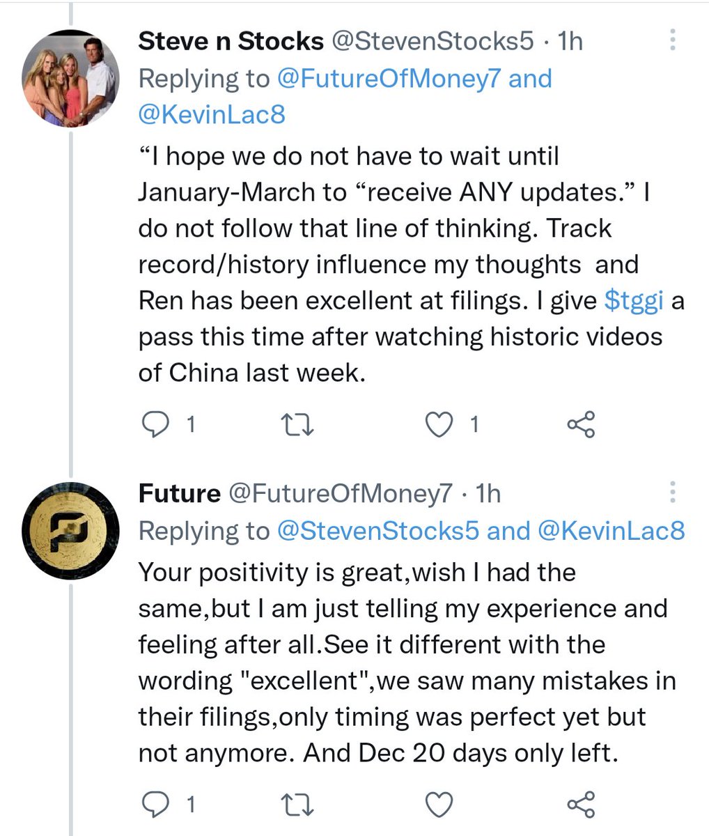 AnyoneKnowHim's tweet photo. $tggi
Atta boy, Steve! You're the boss and only one entitled to an opinion without SEC documents to back it up!

Grrr... https://t.co/XVICmfZYK2