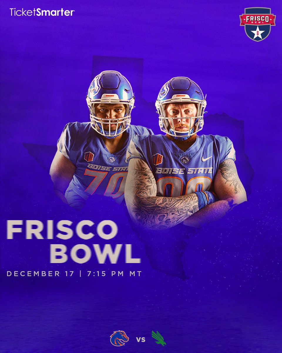 𝑮𝒊𝒅𝒅𝒚 𝒖𝒑 🤠

Your Broncos are going to the <a href="/FriscoBowlGame/">Scooter’s Coffee Frisco Bowl</a>!

#BleedBlue