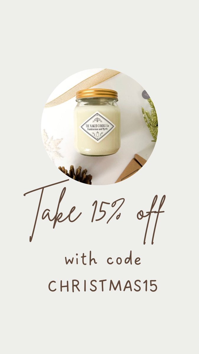 It’s happening right now… finish off your shopping with us! #SmallBusiness #homeinspo #soycandles #vegancandles