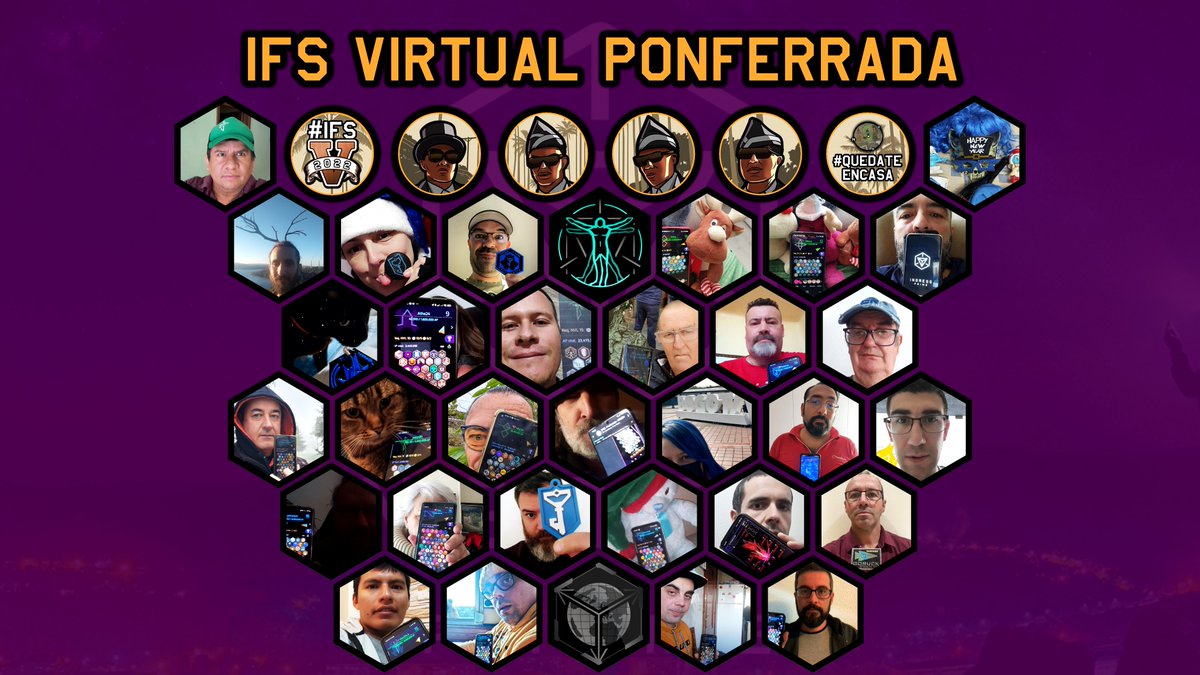 ClisPlisK's tweet photo. Foto grupal del IFS Virtual de Ponferrada del mes de Diciembre. #IngressFS #Ingress #IngressFirstSaturday #IngressFSatHome https://t.co/gpCe4lfXp0