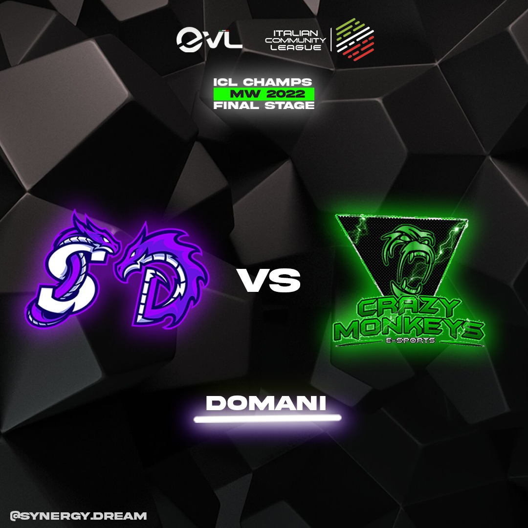 La nostra prima squadra affronterà questo match domani sera👀
LET'S GO SYNERGY💜🤍 #liveinsynergy