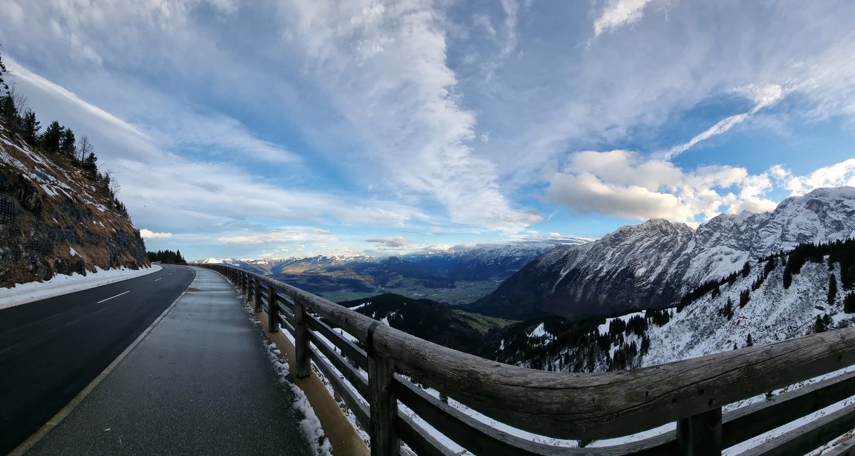 Wunderbar, heute mal die Berge gesehen.