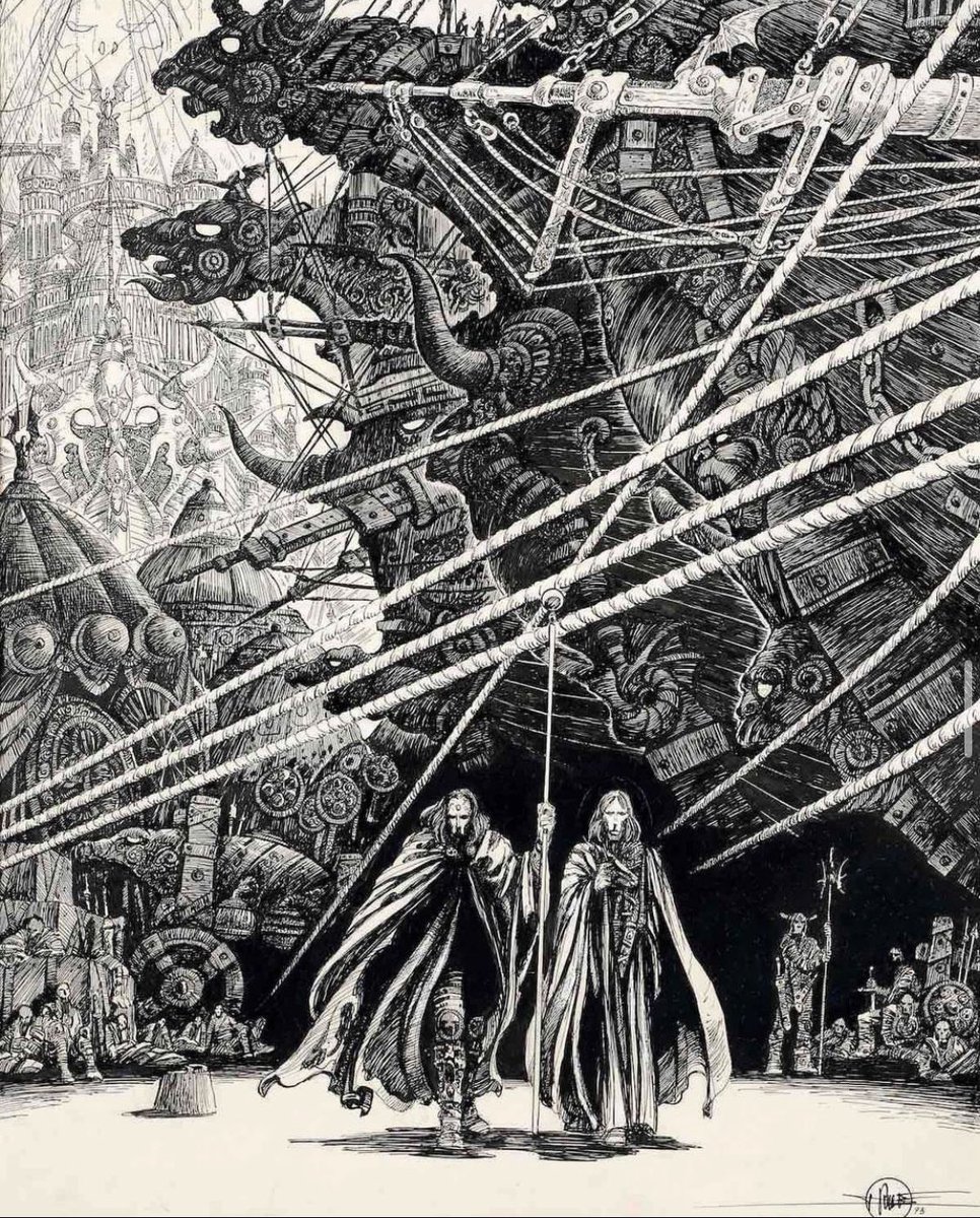 iamdruillet's tweet image. Drawing is a battle between the hand and the brain