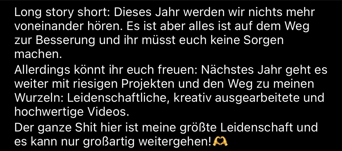 Pleuntahh's tweet image. joo kurzes update friends, bis nächstes jahr