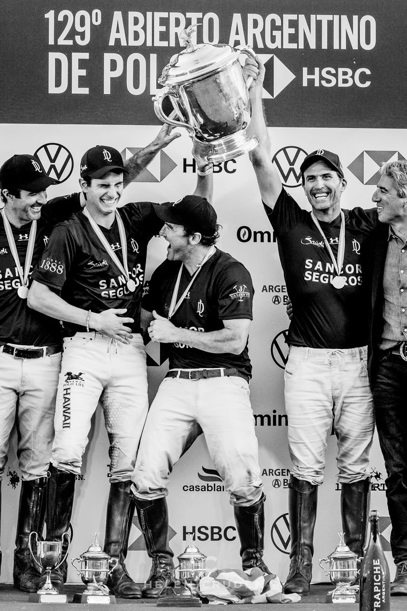 Congratulations to <a href="/LaDolfinaok/">La Dolfina</a> champions of the 129th Argentine Open &amp; to Poroto Cambiaso the youngest ever player to win the title 🇦🇷🏆 #guardspoloclub #ladolfinapolo #polo #argentina 📸 Helen Cruden