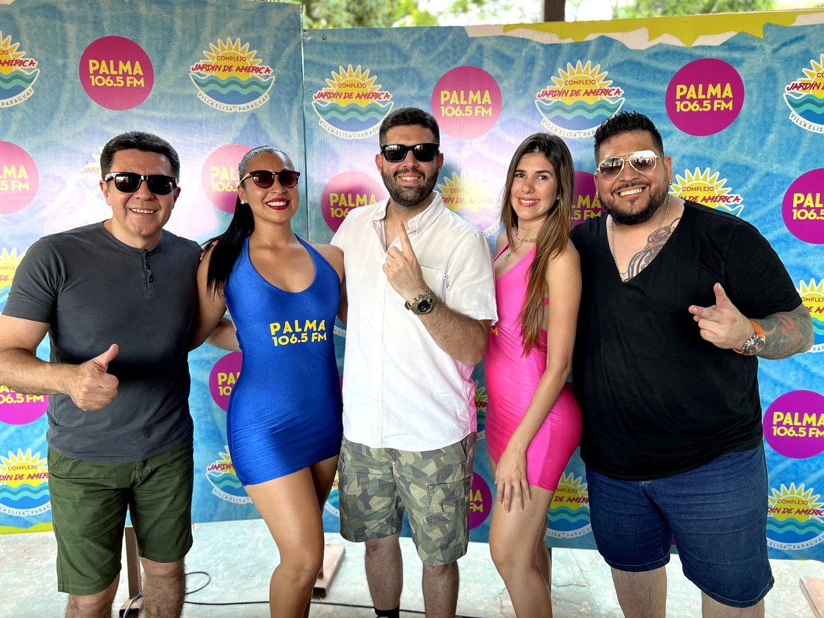 palmaparaguay's tweet photo. El trío macana ✔️🔝
🔴 Seguimos en VIVO.
PalmaFM 106.5 desde el #complejojardindeamerica
#VeranoPalmaFM #ComplejoJardinDeAmerica #radio #música #sol #agua #grupos #shows #verduleros https://t.co/ZY5y2P7ln4