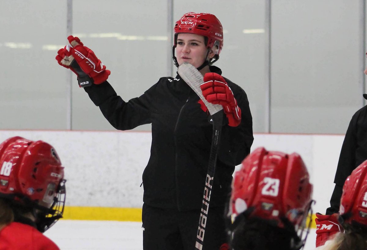 Daughters of 1,000-game NHLers, Tessa Lowry and Sara Craven were babies in San Jose while their dads skated for the Sharks in the late-1990s. Now they've  reunited on SAIT's coaching staff.
“We talk about it all the time. We think it’s hilarious.”
Story: tinyurl.com/2f8uvx9e