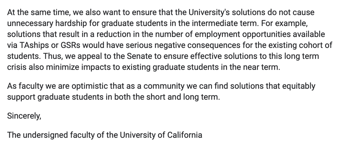 If you are a member of the University of California Academic Senate please consider signing the following open letter to the UC Academic Senate Start here with some background: docs.google.com/forms/d/e/1FAI… And see this Tweet for a little more background twitter.com/Graham_Coop/st…