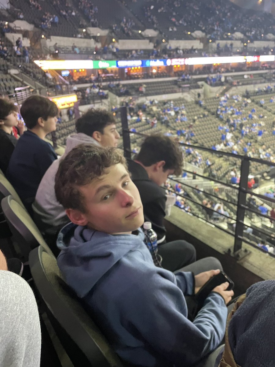 Son’s first Creighton game! Beat the ‘Skers #gojays