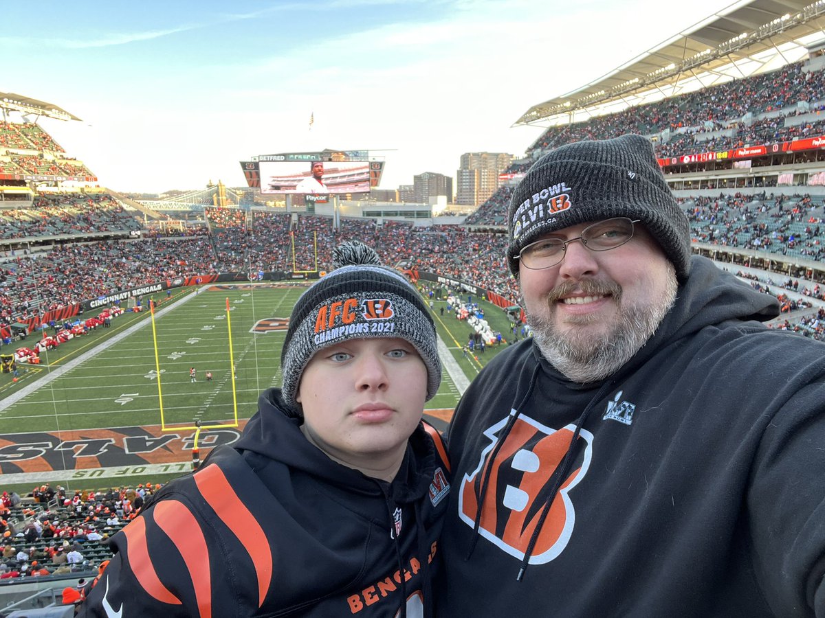 rshaw45005's tweet photo. Who Dey!
Great day for a game with my son.
#RuleTheJungle https://t.co/ZtrGbWYWHx