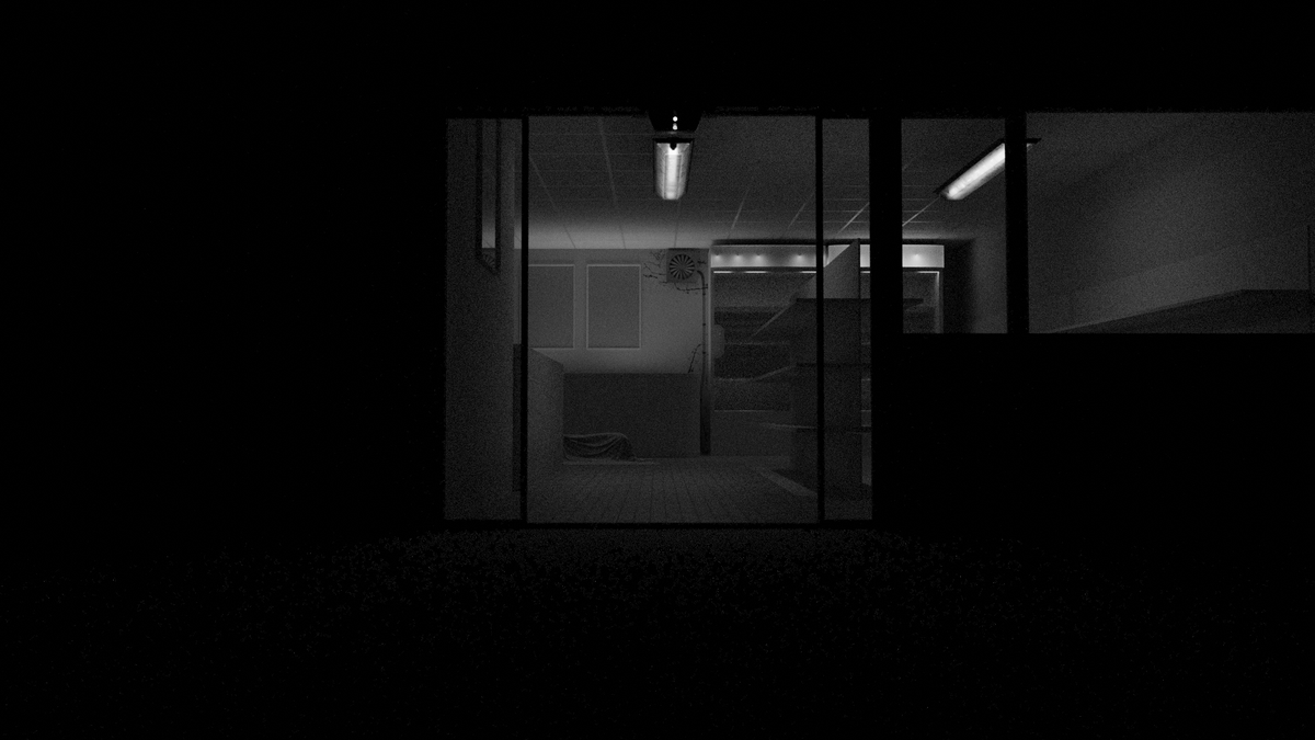 Working on a noir scene #noir #blender #blackandwhite #art #render #maya #b3d