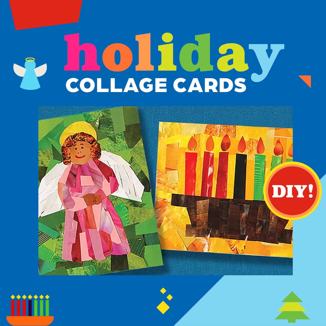 The thing we love about this card-making craft is that it gives kids of all ages a chance to explore their creativity! All you need are some magazines, cardstock, scissors and glue to create an unforgettable holiday card — visit bit.ly/3u6i7Zx to get started ☃️