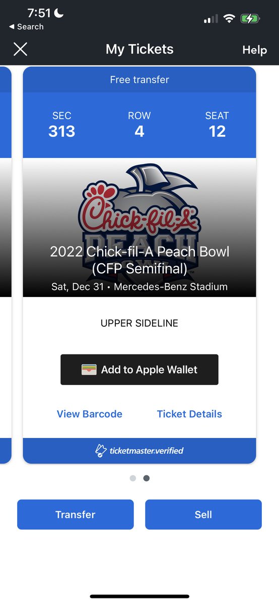jackbevill's tweet photo. All, I jumped the gun and bought tickets to both playoff sites in hopes that UT would make it to one of them.  

I now have 2 tickets to sell to both games. If you know a Georgia, Ohio State, TCU, or Michigan fan who may be interested, please send them my way! Thanks in advance. https://t.co/iNqwCgL51X