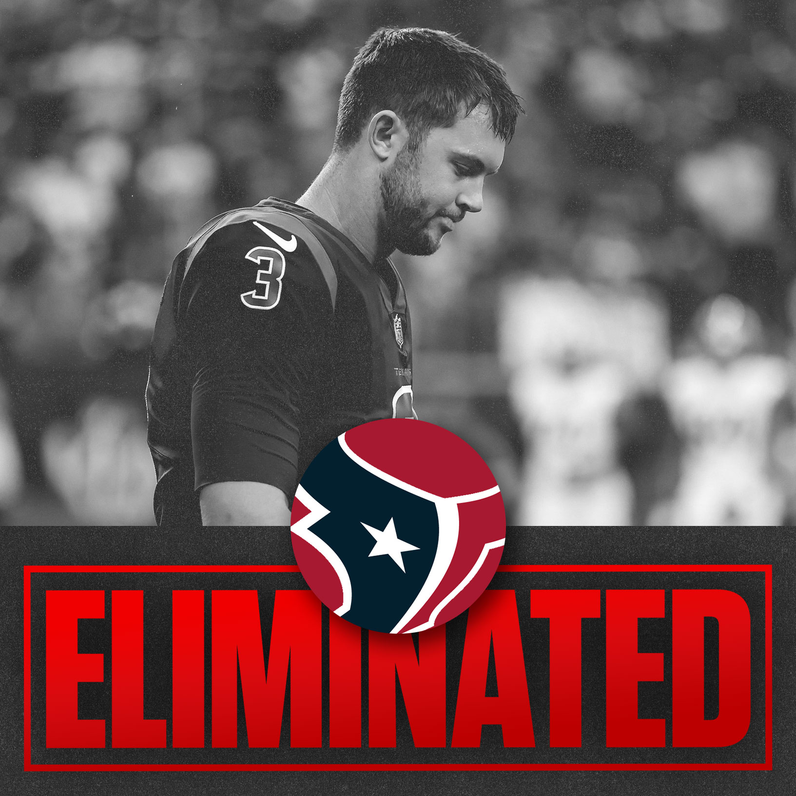 Sunday Night Football on NBC on X: 'The Houston Texans have been ELIMINATED  from playoff contention.  / X
