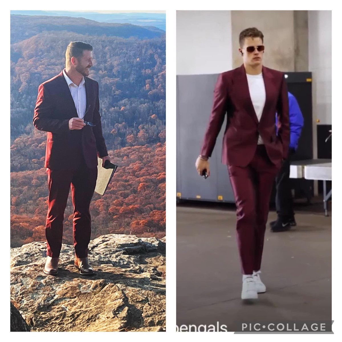 Who wore it better this weekend? 
<a href="/JoeyB/">Joey Burrow</a> <a href="/QBimpact/">QB Impact</a> <a href="/Clydro_22/">GLYDE</a> <a href="/LSUfootball/">LSU Football</a>