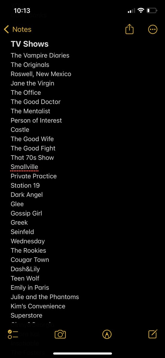 _titi_o's tweet photo. Some of the TV shows I’ve watched 🙈

How many out of these have you seen? 😂 

Total is 116 🤣 https://t.co/tcW1JT2FnY