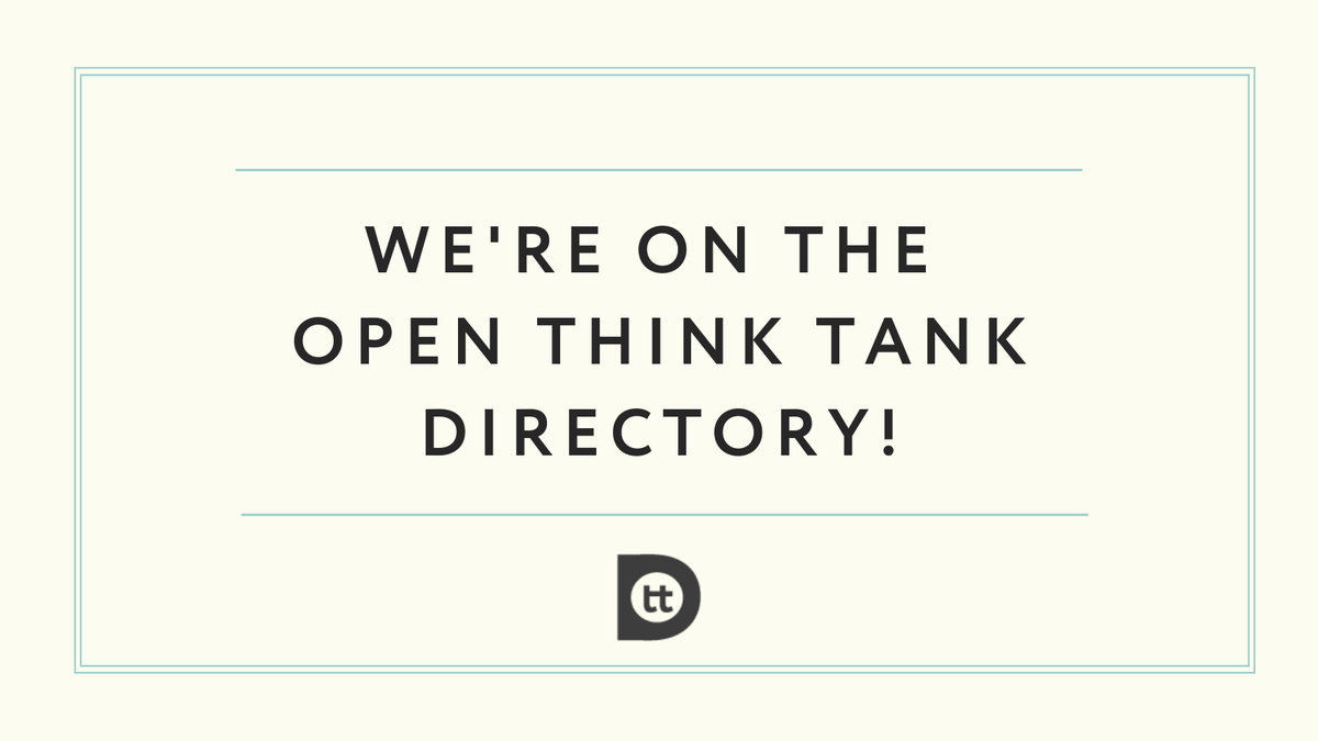 We’re excited to share that we’re on the Open Think Tank Directory! We are committed to fostering transparency in the think tank sector with <a href="/onthinktanks/">On Think Tanks</a>. Check out our #OTTDprofile: onthinktanks.org/think-tank/pea…