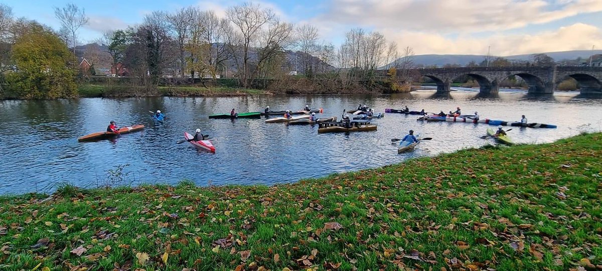 Fantastic weekend with the @BritishCanoeing <a href="/WildWaterBC/">British Wild Water</a> development team in South Wales. An impressive amount of paddling (76km) developing moving water skills on classic technical British rivers 🌊🪨