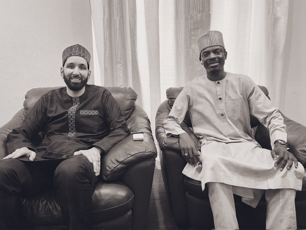 BashirAhmaad's tweet photo. Today, with one of my favorite Sheiks, @OmarSuleiman504, on the sidelines of 1-Ummah Convention at the International Conference Centre, Abuja. https://t.co/fnZWmQwsis