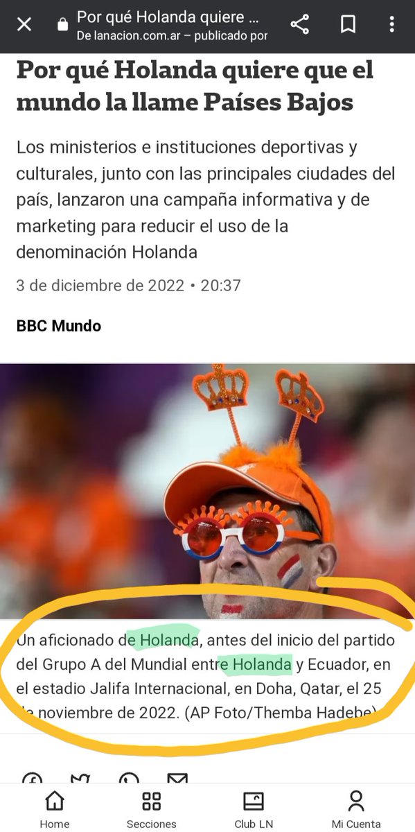 Hola <a href="/LANACION/">LA NACION</a> , me causó mucha gracia el epígrafe de esta foto, precisamente en esta nota...
Me pa que se les pasó una revisión
#PaisesBajos #Holanda lanacion.com.ar/el-mundo/por-q…