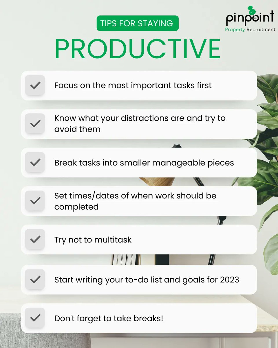 Pinpointcareers's tweet photo. Now that we have hit December, many are starting to get into 'holiday mode', resulting in a  lack of productivity. If you still have a lot to tick off your to-do list, or still have a project to wrap up, don't stress! We've got some helpful tips for you to get back on track... https://t.co/2pCyzbEUNa