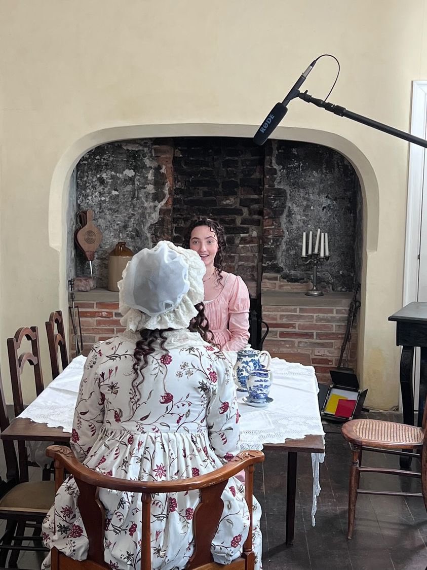 Days like this remind me why I keep pushing, keep applying and keep believing. ⭐️ I adore my career! All credit to <a href="/Crowseyeuk/">Crow's Eye Productions</a> and periodwardrobe. You’ll find more #behindthescenes on my Instagram profile : @ sophiejanecorner