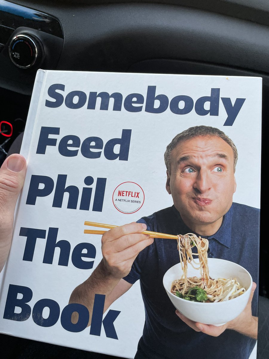 kryanlambert's tweet photo. Catching up on some mouthwatering words before seeing @PhilRosenthal in a few hours at the Fillmore. Now I’m hungry. #somebodyfeedphil https://t.co/fbB5OvYx57