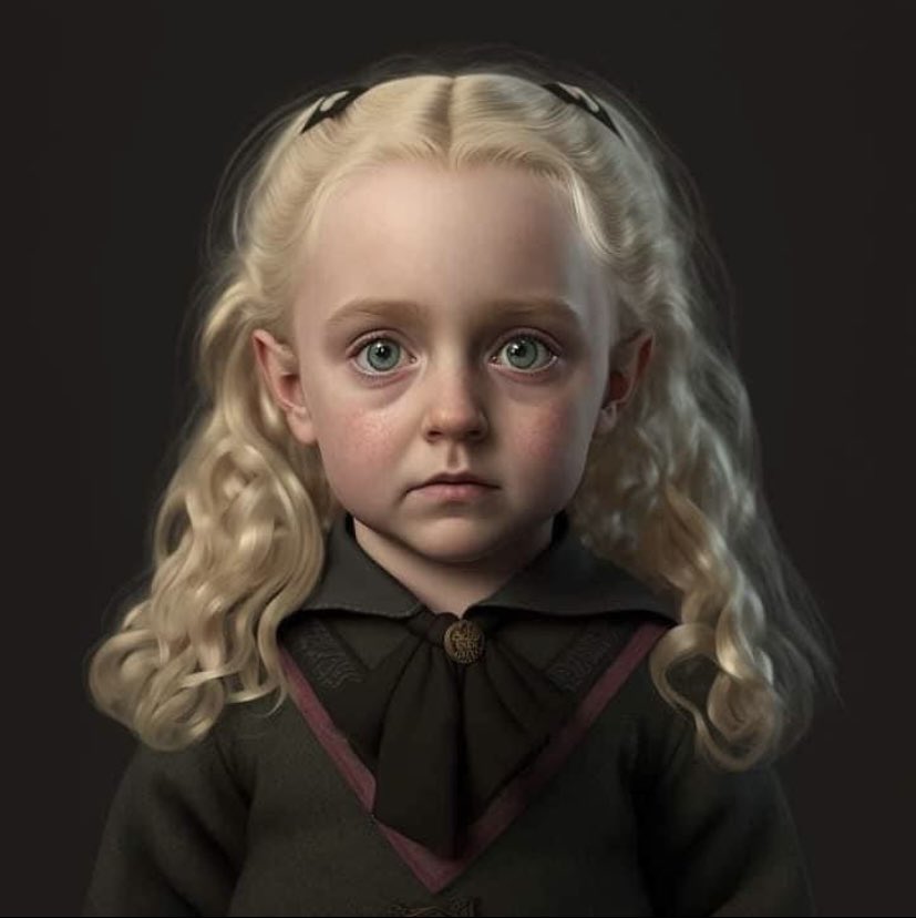 Muero de amor con los personajes de Harry Potter en bebé.