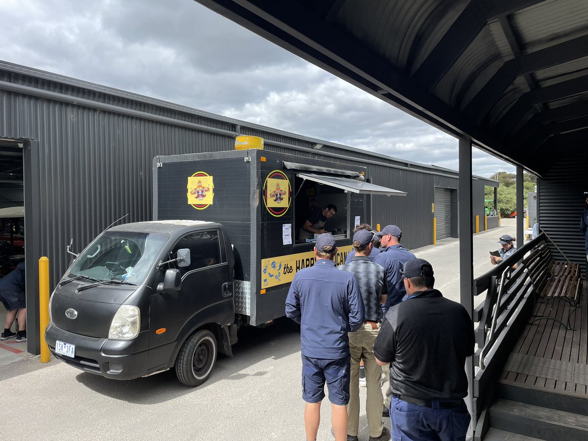 burleigh_craig's tweet photo. Last week #envu had the pleasure to provide the ground staff dinner (Taco truck) at the Australian Open Golf at Kingston Heath GC and Victoria GC, Congratulations, Hayden,Steven and all the staff and volunteers that worked tirelessly to provide outstanding golf courses #envu https://t.co/SfJJMbYDM4