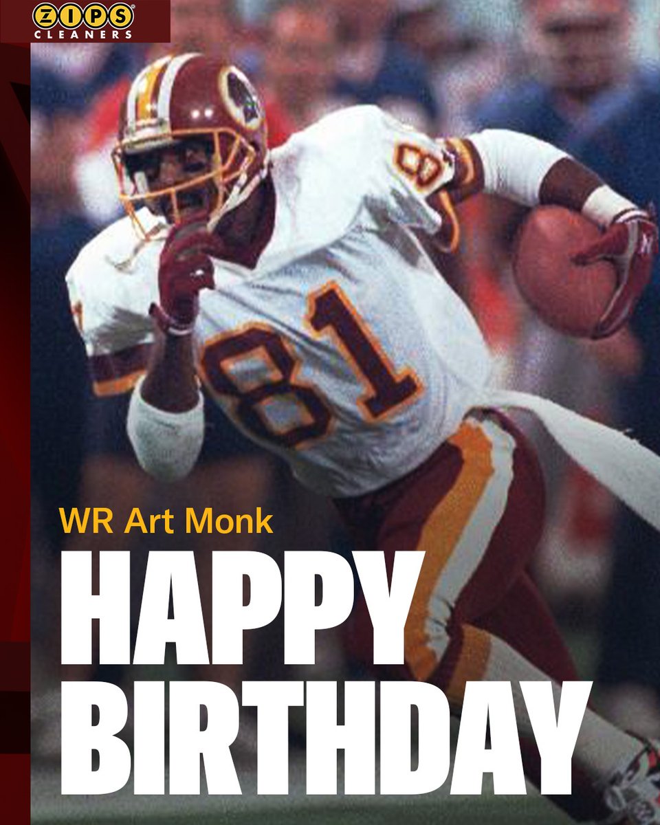 Commanders's tweet photo. Happy birthday to the legend 

@ZIPSCleaners | #HTTC https://t.co/FqxxwU0fJ6