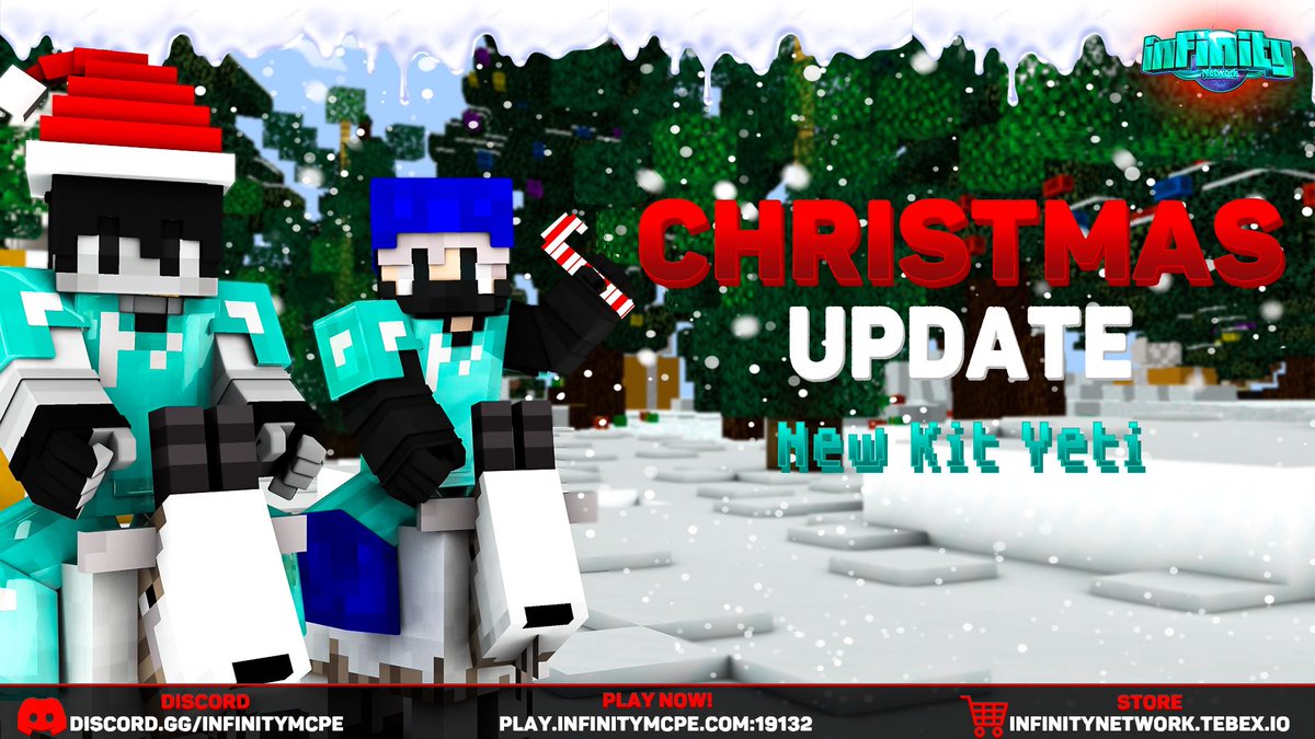 InfinityHCF's tweet image. 🎄Christmas | Update 🎄

En esta actualizacion de navidad tendrán de regreso algunas cosas que les encantaban como las Mystery Box, ya disponibles en nuestra store y en este SOTW, Esta actualizacion sera de 7 dias de navidad, osea que cada dia añadiremos algo nuevo al HCF.