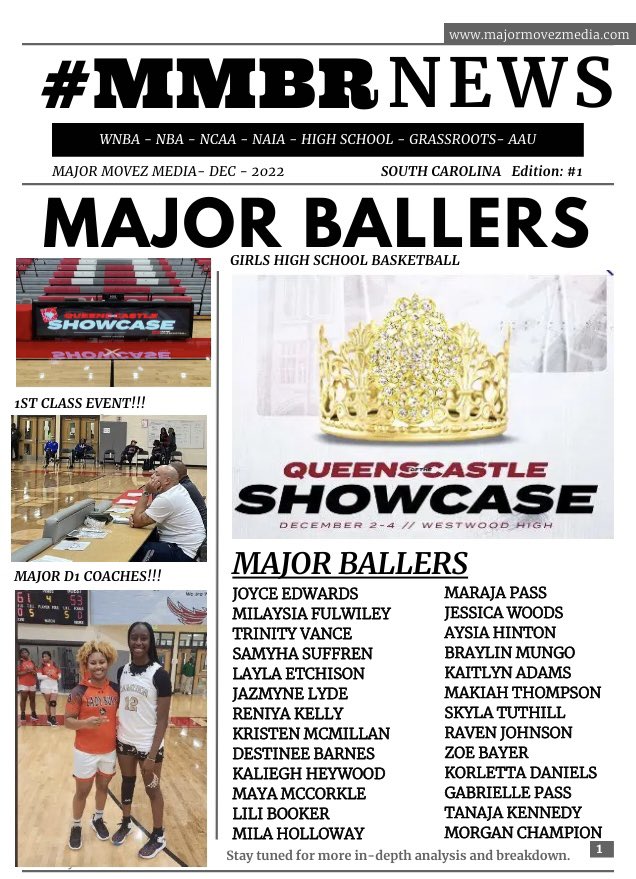 Major Movez Basketball Review #MMBR (@mmbr_coachgbell) on Twitter photo #MMBR #TheNewMove
<a href="/QueensofCastle/">Queens of the Castle</a> Showcase
๐Major Ballers ๐ <a href="/K1Book66/">Keith Booker</a> <a href="/coach_iii/">Big Coach DMV (Coach Willie Brooks)</a> <a href="/JoyceEdwards24/">Joyce Edwards</a> <a href="/lilibooker2024/">Lili Booker</a> <a href="/JessicaW2023/">Jessica Woods</a> <a href="/CamdenGBB/">Camden Girls BB</a> <a href="/ReniyaKelly/">Reniya Kelly</a> <a href="/MakiahThompson/">Makiah Thompson</a> <a href="/dawnstaley/">dawnstaley</a> <a href="/MilaysiaF/">MILAYSIA FULWILEY</a> <a href="/Skylatuthill/">Skyla Tuthill</a> <a href="/DestineeBarne16/">Destinee๐</a> <a href="/coachrjbooker/">Coach RJ Booker</a> <a href="/RedhawksGBBall/">WestwoodGBasketball</a> <a href="/HooverLadyBucs/">Hoover Lady Bucs</a> #MMBR #TheNewMove
<a href="/QueensofCastle/">Queens of the Castle</a> Showcase
๐Major Ballers ๐ <a href="/K1Book66/">Keith Booker</a> <a href="/coach_iii/">Big Coach DMV (Coach Willie Brooks)</a> <a href="/JoyceEdwards24/">Joyce Edwards</a> <a href="/lilibooker2024/">Lili Booker</a> <a href="/JessicaW2023/">Jessica Woods</a> <a href="/CamdenGBB/">Camden Girls BB</a> <a href="/ReniyaKelly/">Reniya Kelly</a> <a href="/MakiahThompson/">Makiah Thompson</a> <a href="/dawnstaley/">dawnstaley</a> <a href="/MilaysiaF/">MILAYSIA FULWILEY</a> <a href="/Skylatuthill/">Skyla Tuthill</a> <a href="/DestineeBarne16/">Destinee๐</a> <a href="/coachrjbooker/">Coach RJ Booker</a> <a href="/RedhawksGBBall/">WestwoodGBasketball</a> <a href="/HooverLadyBucs/">Hoover Lady Bucs</a>
