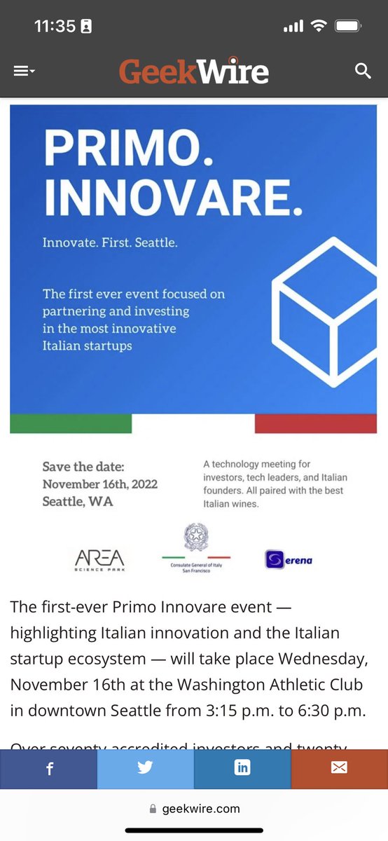 Thank you for coming. Enjoy the virtual event sorry no wine tasting yet in the #Metaverse primoinnovare.org