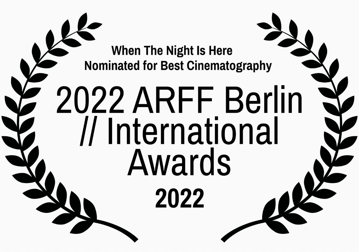 Musik videon är nominerad till #ARFFBerlin!