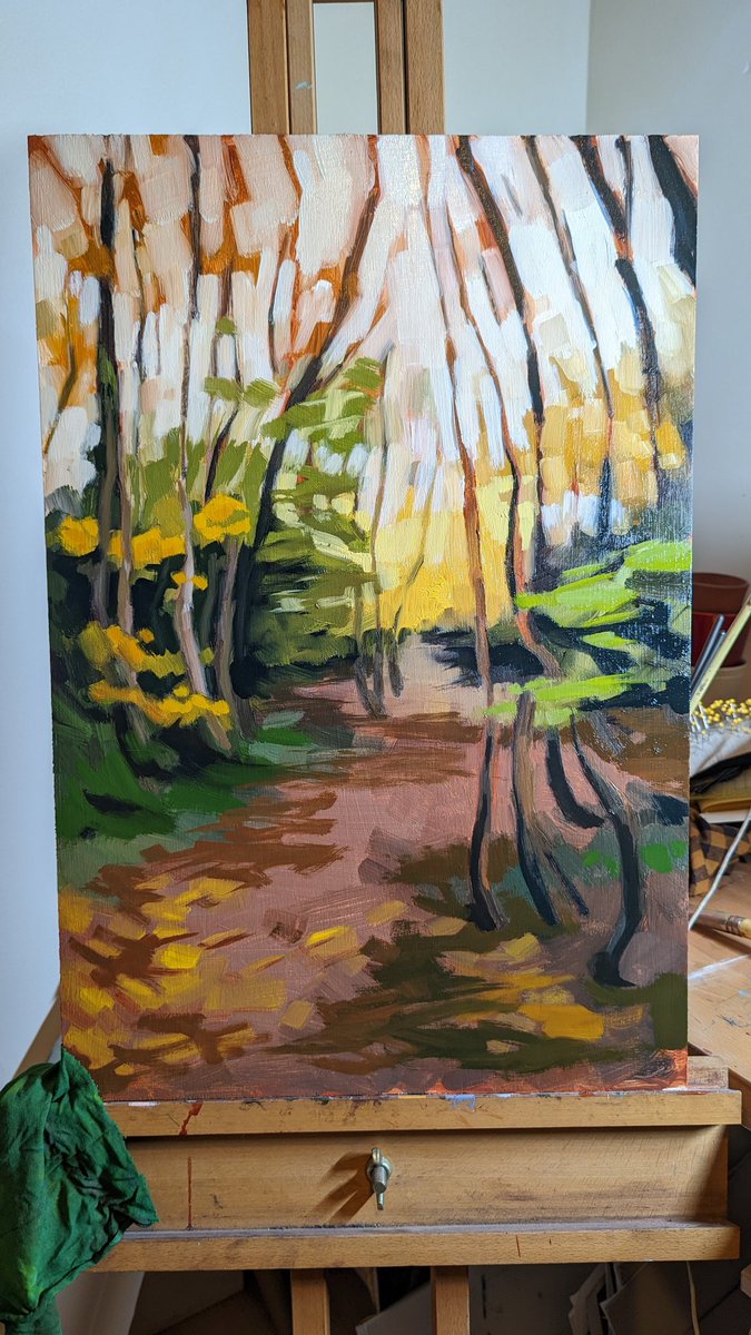 Not thrilled with either, but finished two quick paintings today for the first time in a long time. The most important thing is that I sat down and did them!