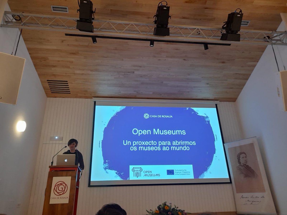 Eis algunhas imaxes da xornada final do proxecto europeo #OpenMuseums que lideramos. Foi un pracer acoller aquí a gran parte dos museos galegos e coñecer a moitos dos seus traballadores/as e responsables.
#digitaltransformation #OpenMuseums