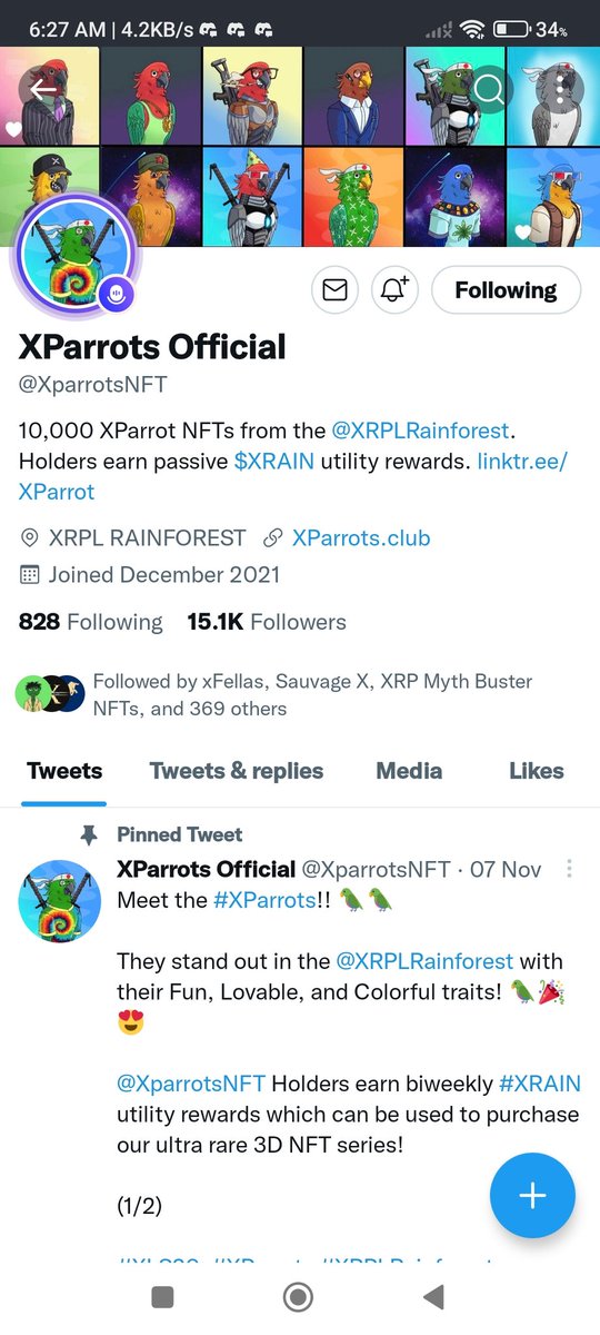 VanzRowin589's tweet photo. @XparrotsNFT @XRPLRainforest @XRPLMarketPlace Never gonna miss this life changing opportunity 
Following is our ticket to win this GEM 
I'll pray this will be my greatest chance to Hold this token🙏

@DwaynejamesX30
 @LitoDizonjr1
 @GicaleVenus
@CuisonNimsy
 @PoorMan6884
@Sajecat 
@shiru2005
@KeshaLiford 
@LioJohn8 https://t.co/gJ2KyqnHJU