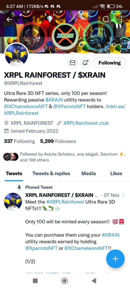 VanzRowin589's tweet photo. @XparrotsNFT @XRPLRainforest @XRPLMarketPlace Never gonna miss this life changing opportunity 
Following is our ticket to win this GEM 
I'll pray this will be my greatest chance to Hold this token🙏

@DwaynejamesX30
 @LitoDizonjr1
 @GicaleVenus
@CuisonNimsy
 @PoorMan6884
@Sajecat 
@shiru2005
@KeshaLiford 
@LioJohn8 https://t.co/gJ2KyqnHJU
