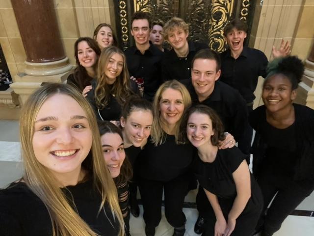 EdgewoodHSMad's tweet photo. EHS Choir performed at the Capitol Christmas Pageant today!
#EHSChoirs
#EHSFineArts https://t.co/A19fWIwrNh