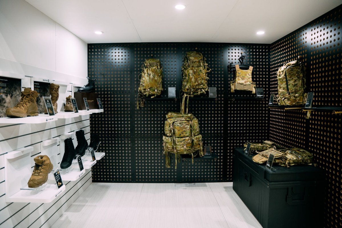Check out Shop! member @displaywise stand for ADA (AUSTRALIAN DEFENCE APPAREL PTY LTD) for Landforces 2020, they wanted to reuse and make some additions to this years Lanforces 2022.