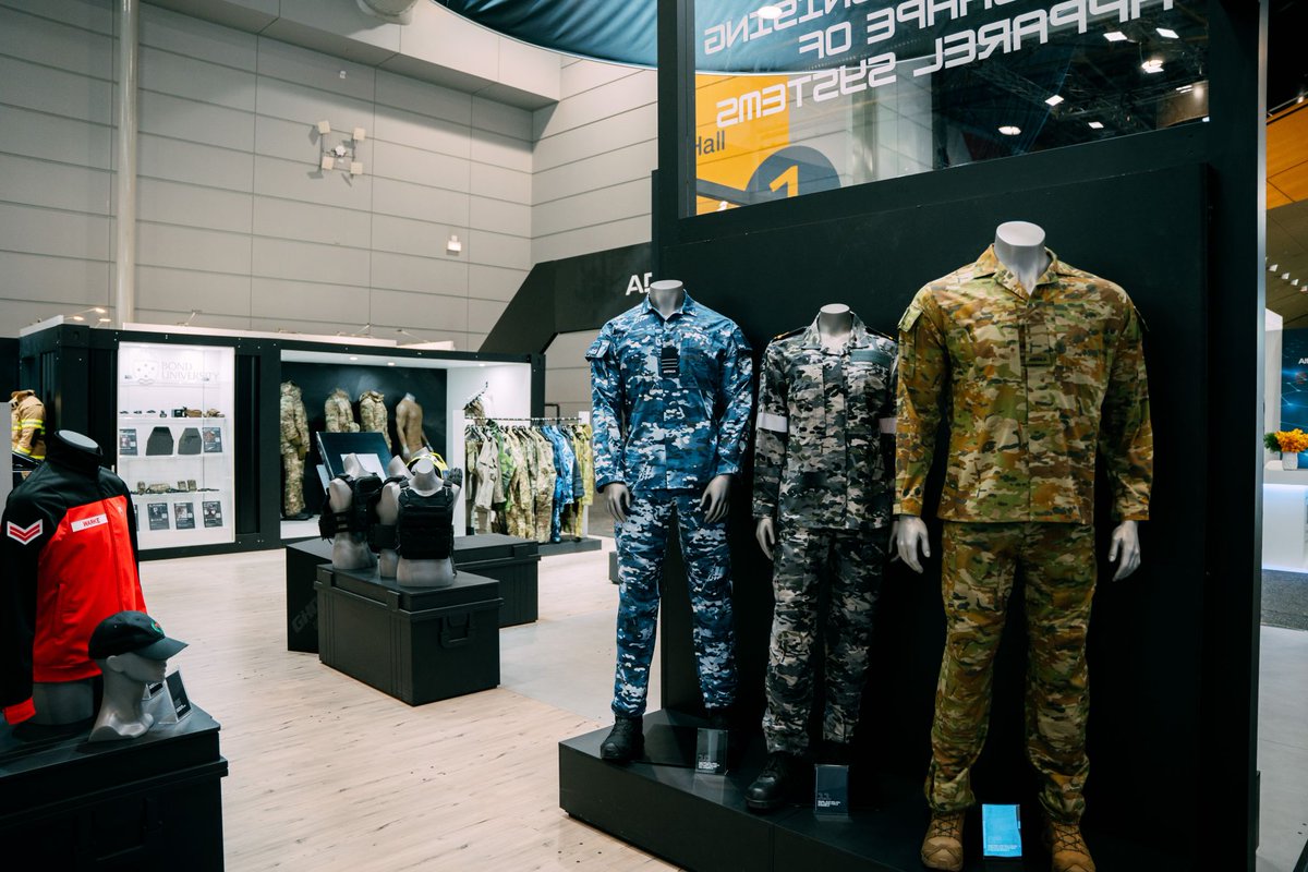 shopassn's tweet photo. Check out Shop! member @displaywise stand for ADA (AUSTRALIAN DEFENCE APPAREL PTY LTD) for Landforces 2020, they wanted to reuse and make some additions to this years Lanforces 2022. https://t.co/ZecIYkSxW3