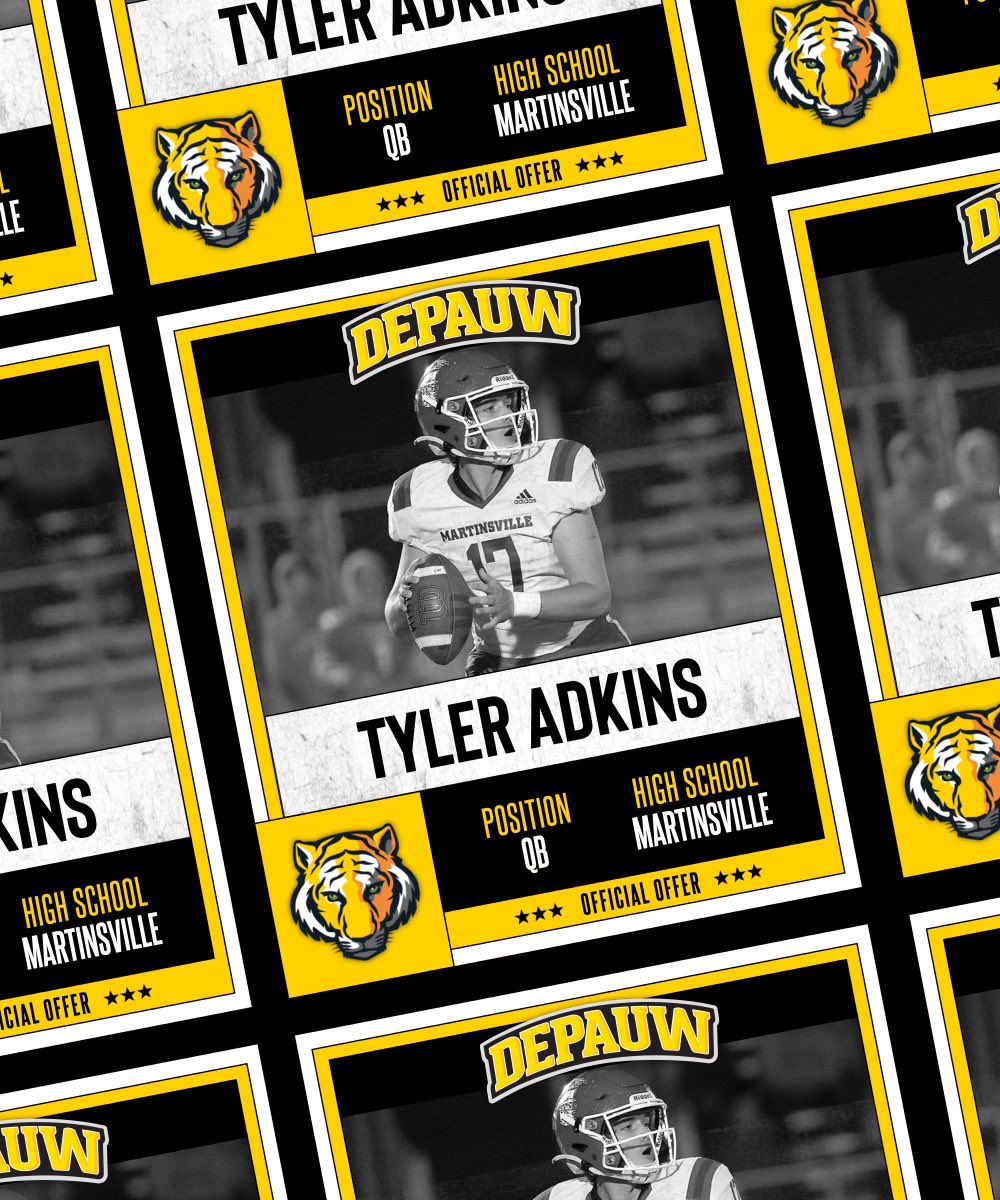 TAdkins23's tweet photo. After a great visit at Depauw on Saturday I’m excited to have received an official offer!! @qbdietz @MasonEspinosa1 @xfactorQB @CoachDug https://t.co/ucrpukMKgE