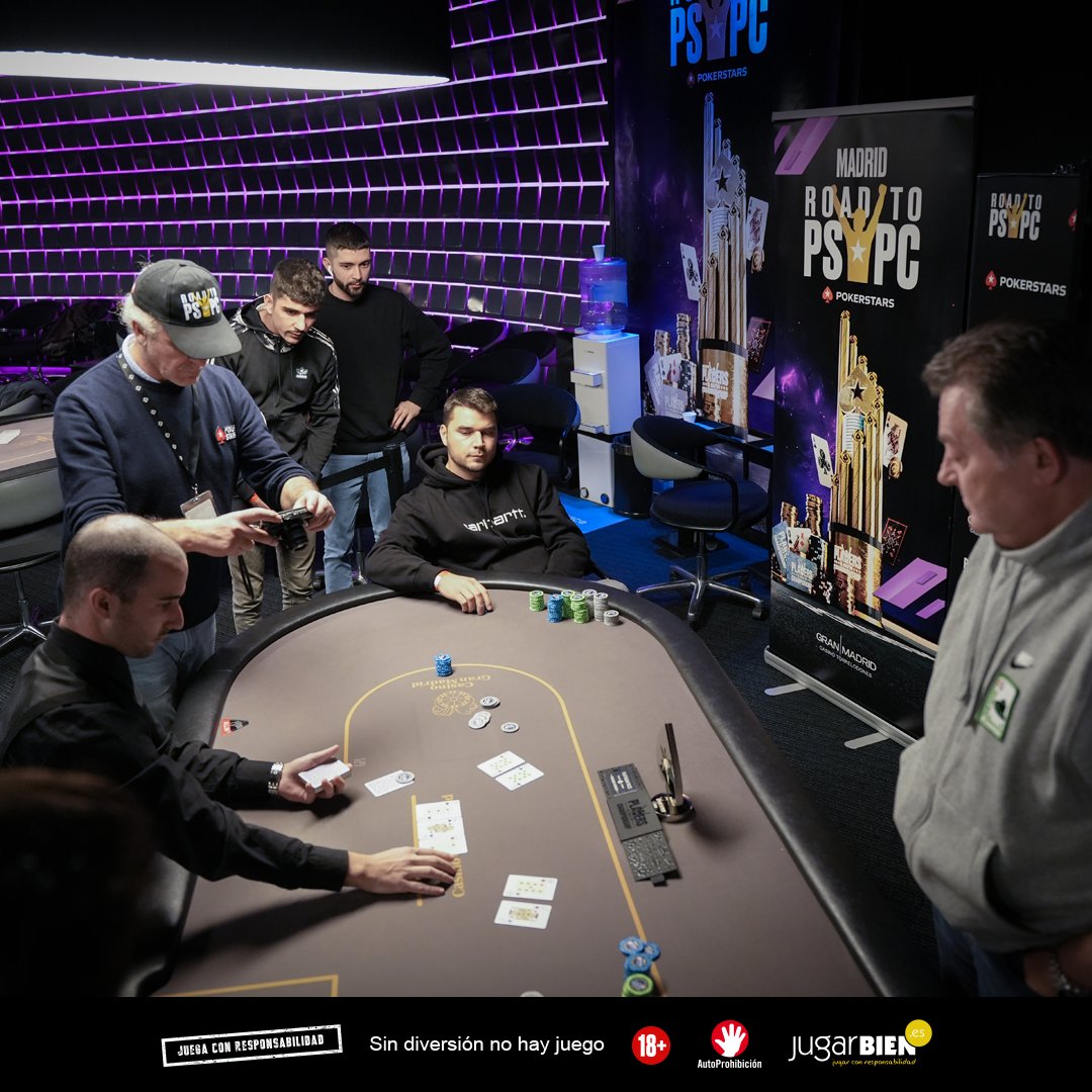 PokerStarsSpain's tweet photo. 🏆 ¡Tenemos ganador del #RoadtoPSPC Madrid!
🌴 George Chiriac se pone rumbo a Bahamas tras hacerse con el https://t.co/cyz5Kvztm4 puesto y con un #PlatinumPass. 🎟️
¡Enhorabuena! 🎉 https://t.co/Xu5Qv8k0tF