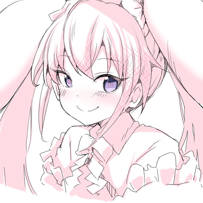 後ろの髪のレイヤー非表示にしてたことに気が付きました 