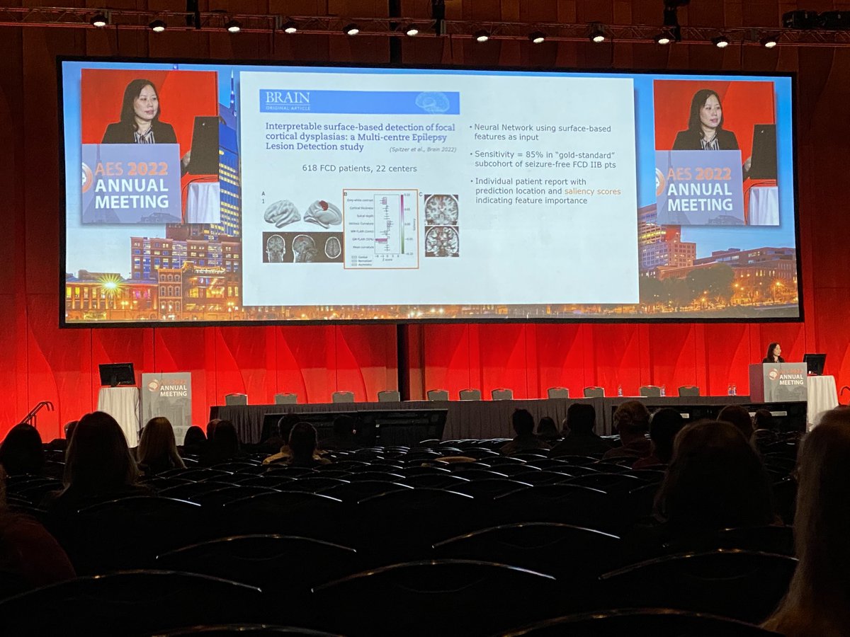 Surely the fact that I have heard about it in at least 4 different #AES2022 talks, is a testament to the impressive real world impact of <a href="/meld_project/">The MELD project</a> 

(attached the most recent example from <a href="/irenezhongwang/">Irene Wang, PhD, FAES</a>'s fantastic keynote) 

Hat off, <a href="/sophieadler/">Sophie Adler</a> @KonradWagstyl 👏🏼