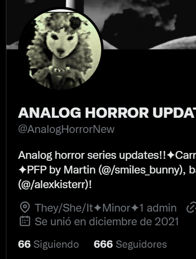 AnalogHorrorNew's tweet photo. 666 followers😍😍😍 https://t.co/yvuyNtRCWH