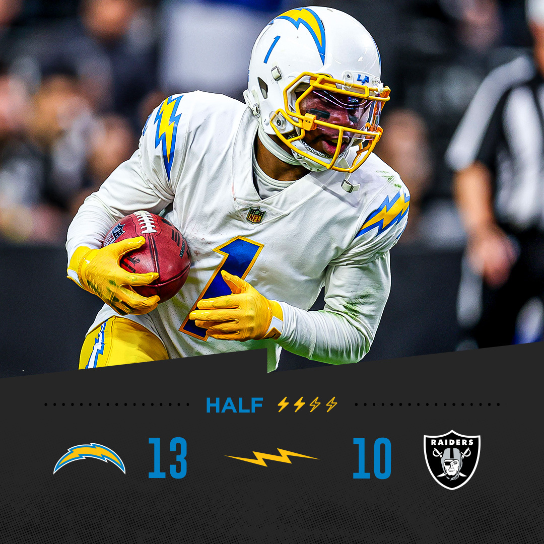 chargers's tweet photo. at the break https://t.co/EQVm1MY8lH