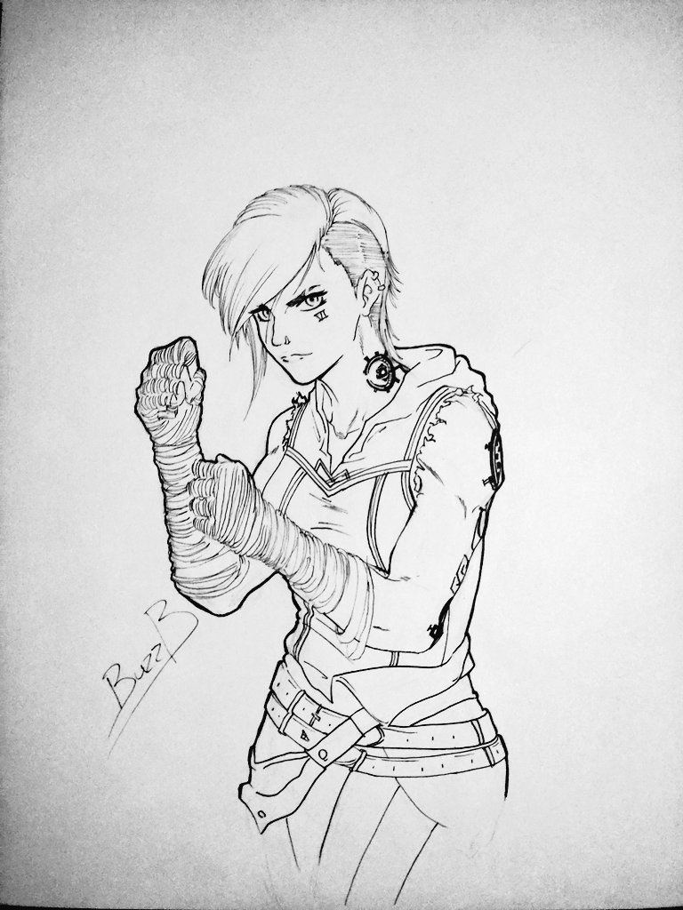 Bazz_b51's tweet photo. Vi Arcane ❤️‍🔥

#drawing 
#arcane 
#LeagueOfLegends 
#fanart 
#sketch https://t.co/LHDTWhzhdv