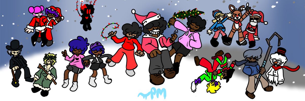 PurpleMoonPV's tweet image. #ocart 
Made my banner more festive for December